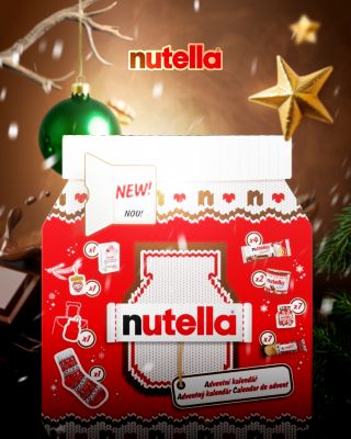 🎄✨ Adventní kalendář Ferrero Nutella — 24 dní plných lískooříškové radosti! Uvnitř najdeš mini skleničky Nutelly, sušenky,...