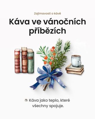🎄 Vánoční příběhy často voní nejen skořicí a punčem, ale i kávou. ☕️ 📖 V Dickensově A Christmas Carol se objevují chvíle,...
