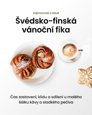 🇸🇪🇫🇮 Ve Švédsku a Finsku má tradiční fika – pauza na kávu a sladkost – o Vánocích zvláštní význam. Je to chvíle klidu,...